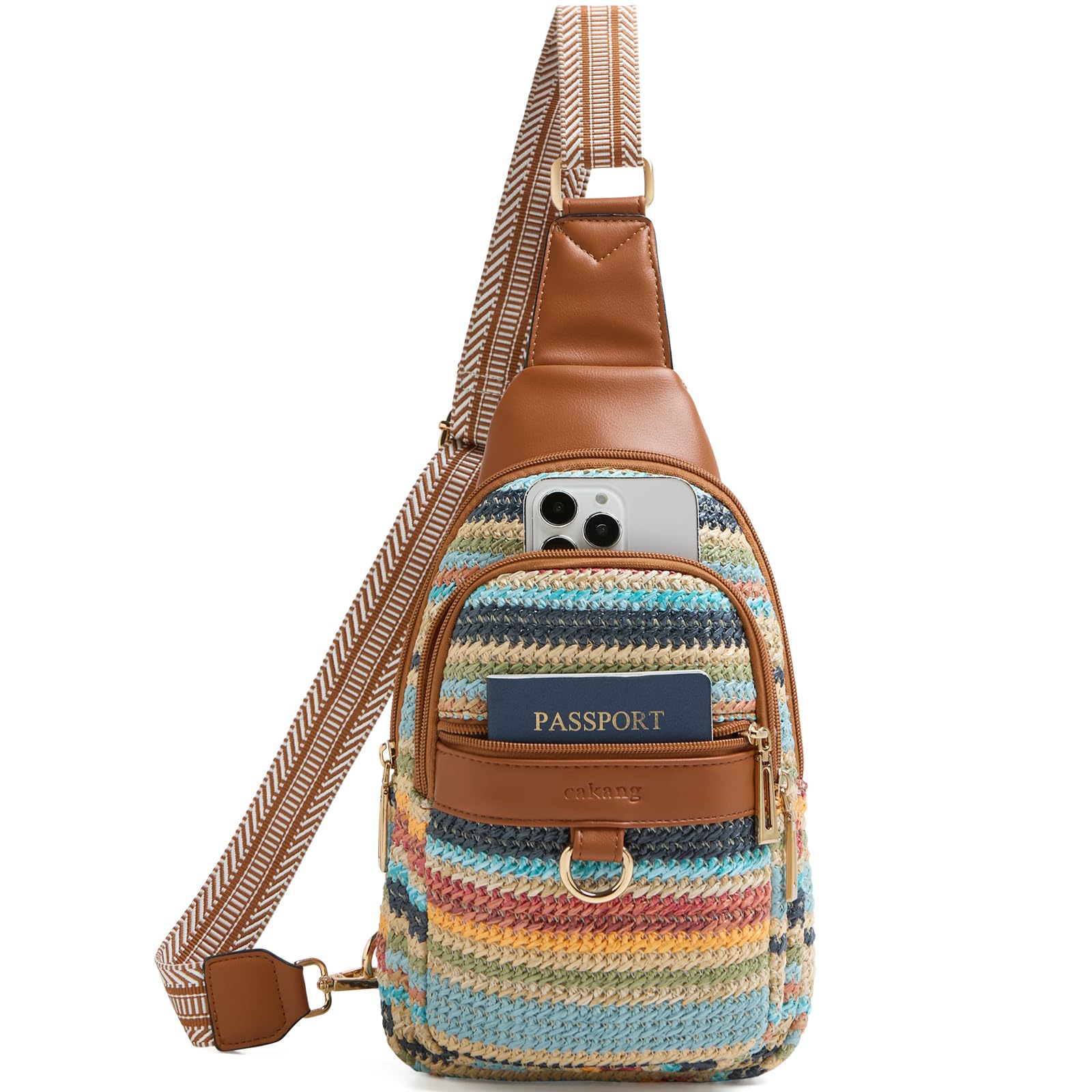 Womens Sling Bag Crossbody Bags for Women Vegan Leather Sling Backpack Daypack Fanny Pack Crossbody Purse Travel
