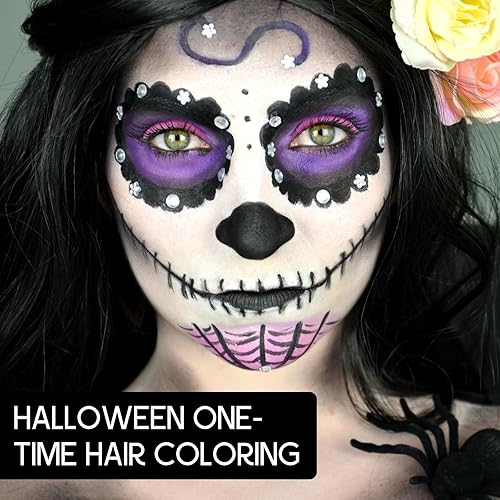 Miniatura 5 de SOVONCARE Color de cera temporal negra para el cabello, pomadas de peinado profesional, arcilla natural para hombres y mujeres, Navidad, cosplay,