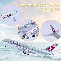 Vista 4 de Modelo plano 1:300 Modelo A380 Modelo Modelo de aleación de metal plano modelo para regalo y decoración