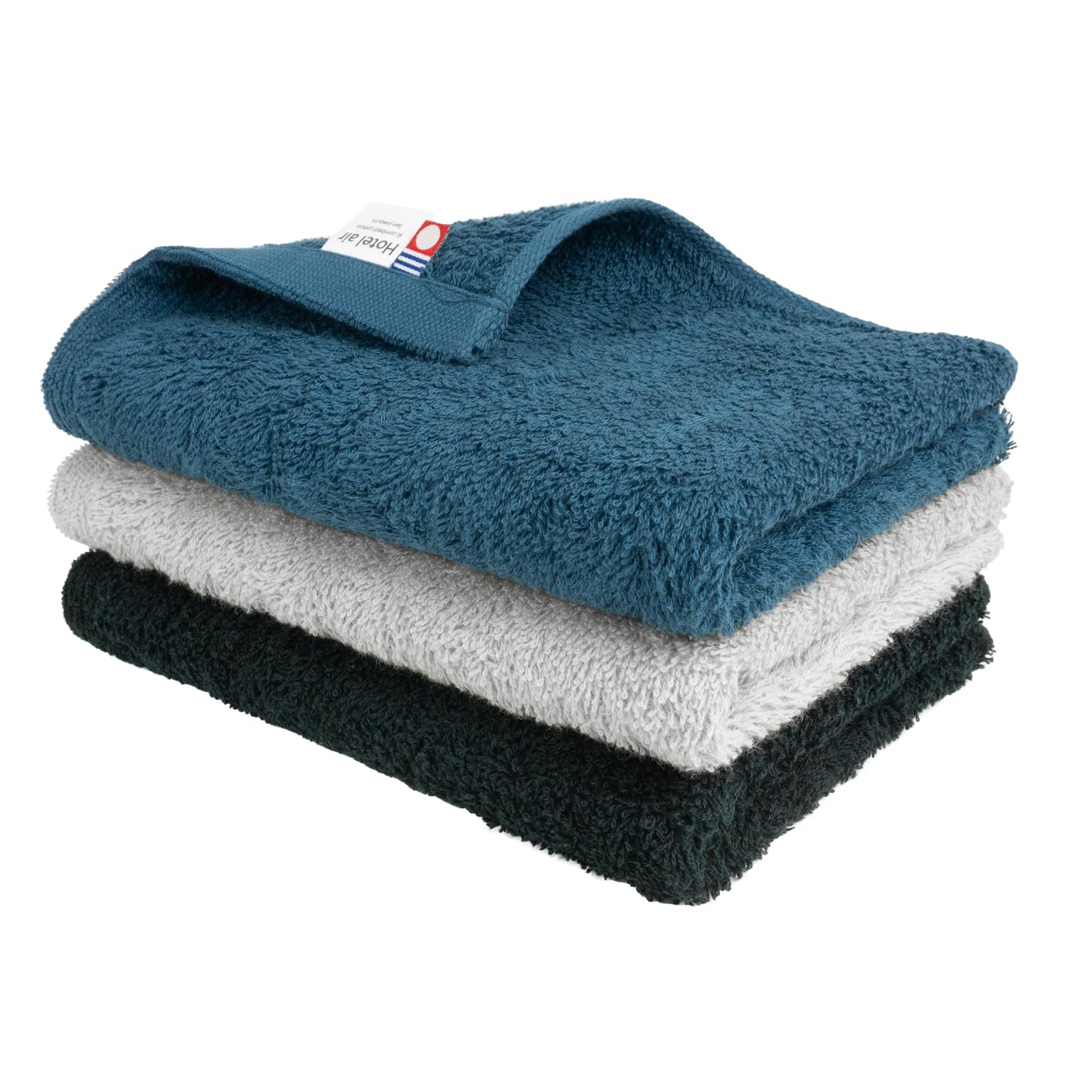 OruTa Hotel Air Imabari Face Towel Set of 3 Cotton No Fluorescent Japan