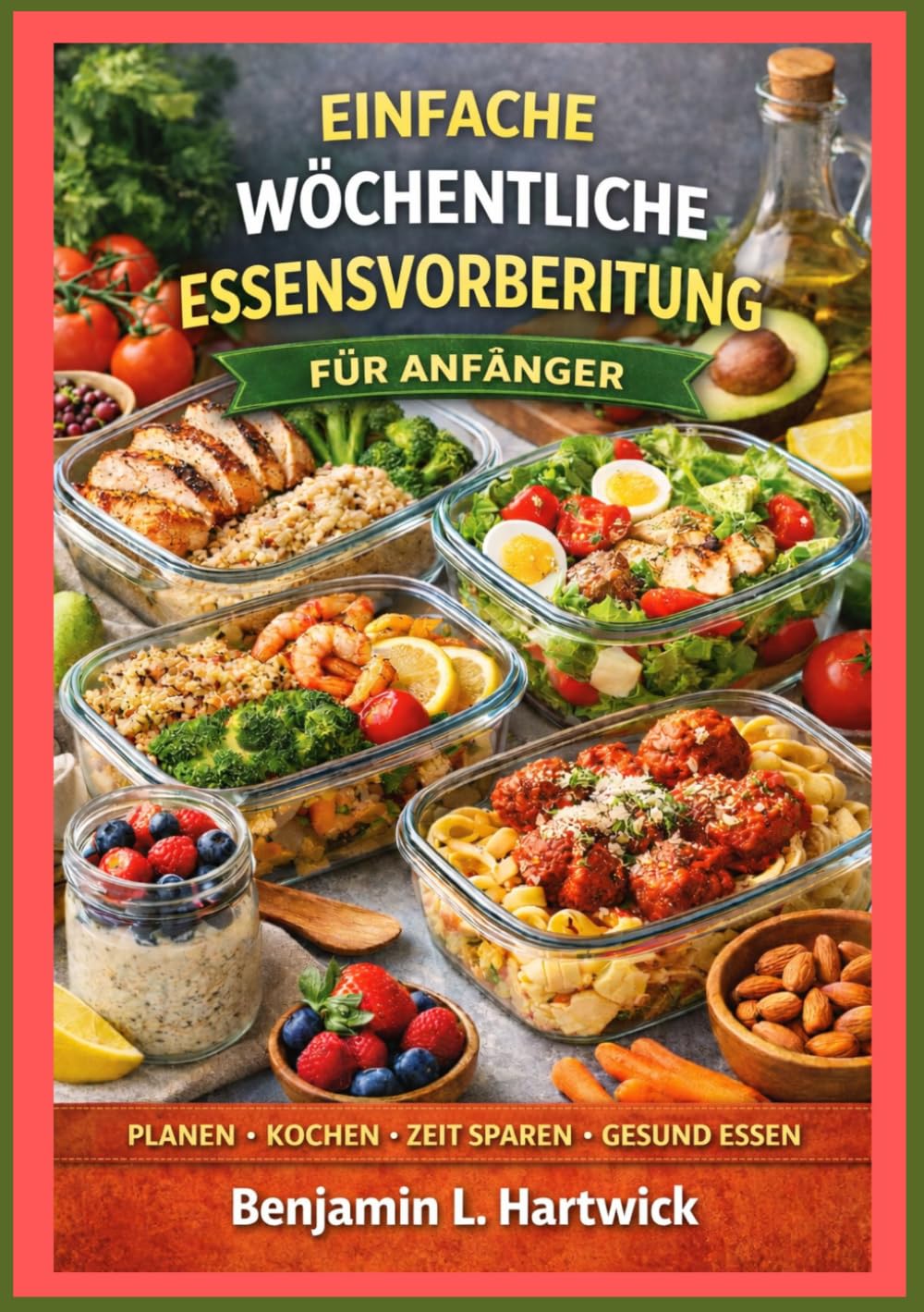 Einfache wöchentliche Essensvorbereitung für Anfänger: Wie Sie Ihre Woche planen, kluge Zutaten auswählen, effizient kochen und Mahlzeiten sicher ... L. Hartwicks Reihe „Kulinarische Grundlagen“)