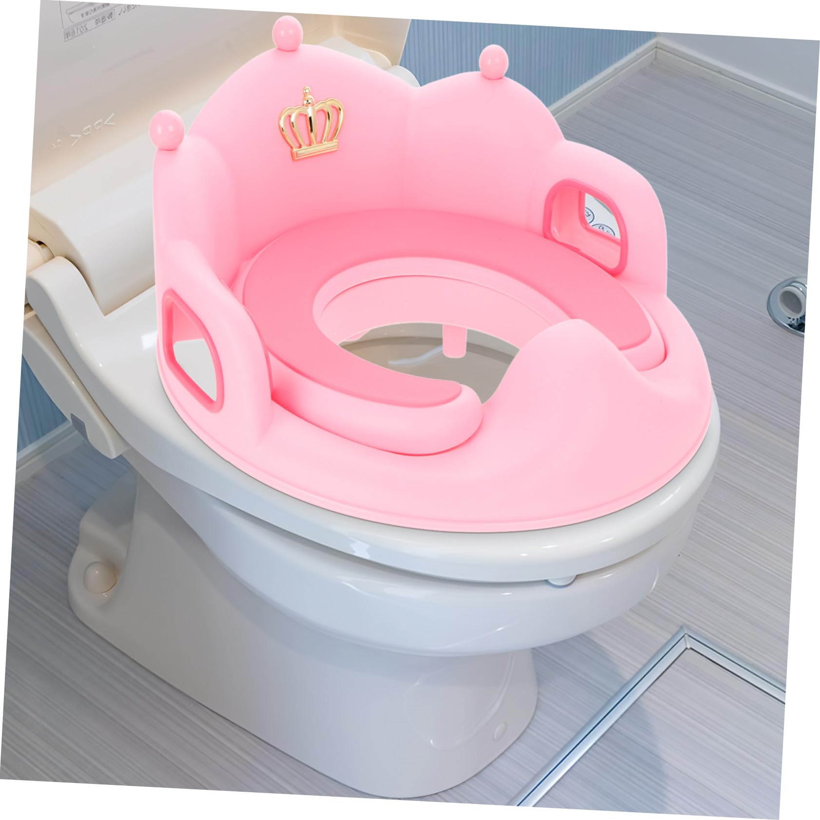 GALPADA Asiento de Inodoro para Asiento de Entrenamiento para Ir al Baño para Niñas y Pequeños Color Neutro Reductor Wc de Entrenamiento con Escalera