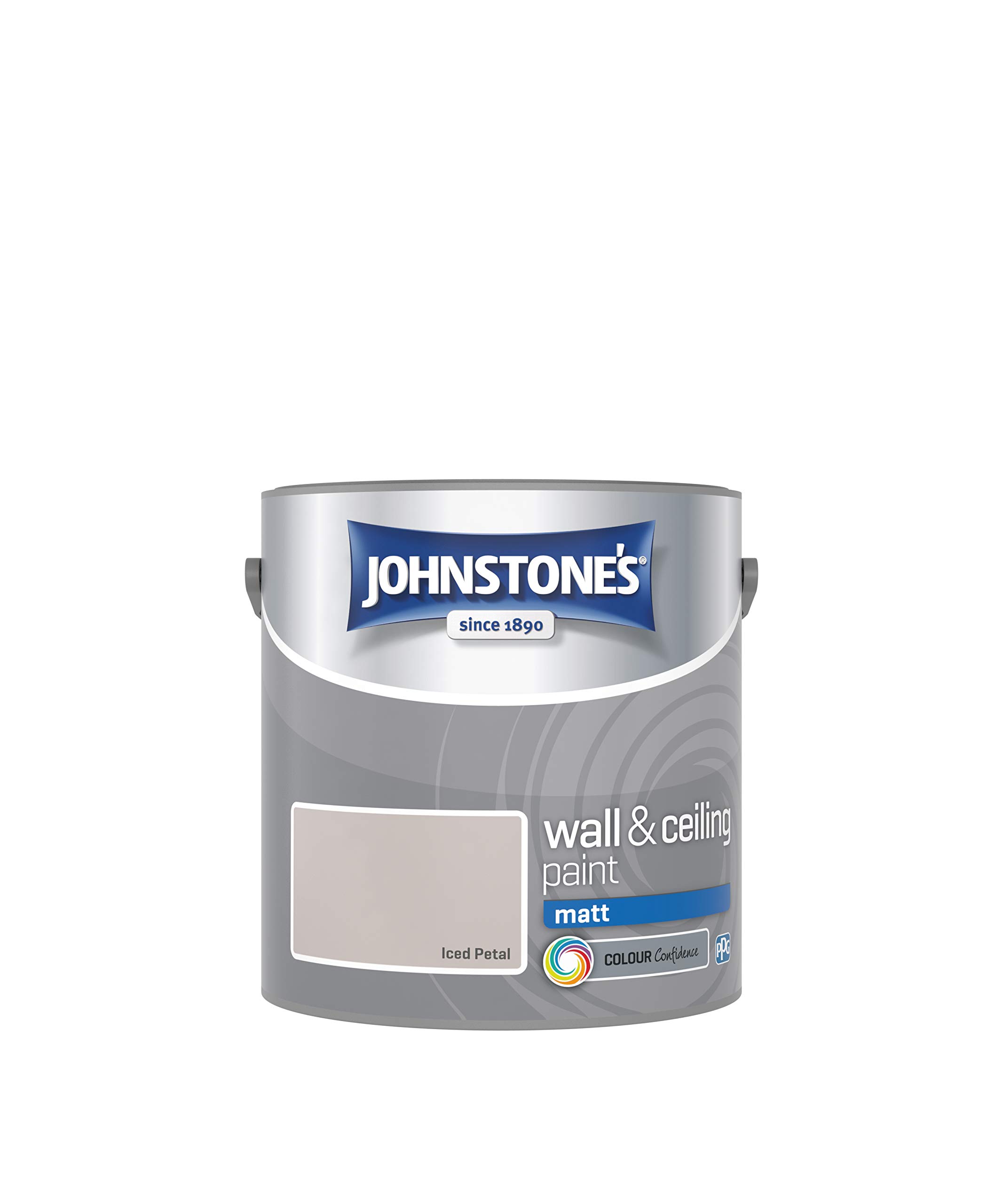 Johnstone's Walls & Ceilings Iced Petal Matt Emulsion Paint - 2.5L - Brown
