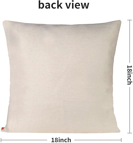 Miniatura 2 de Fundas de almohada decorativas de otoño de 18 x 18 pulgadas, calabazas, hojas de arce, casa de campo, lino otoñal, fundas de almohada para el hogar,