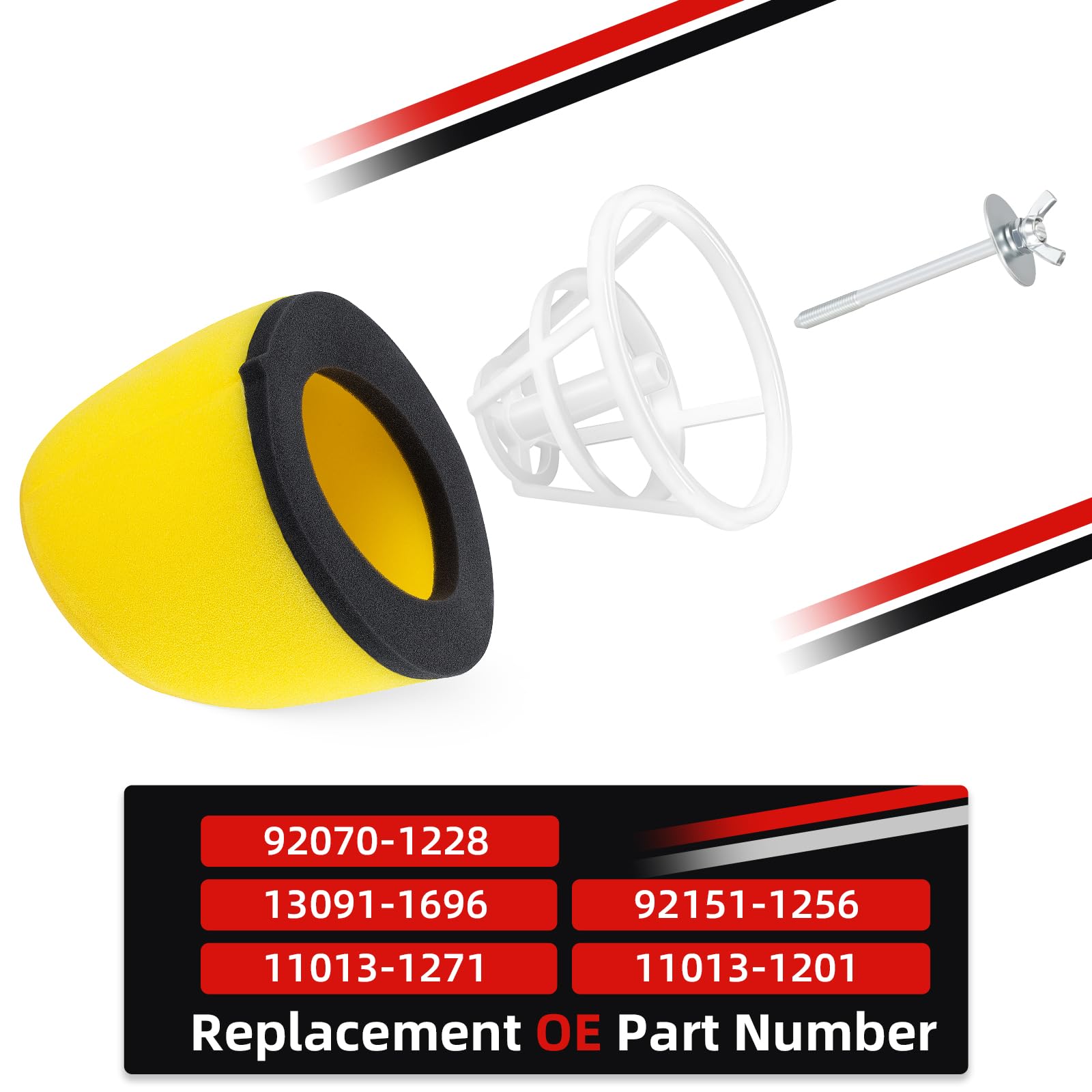 Amazon.com: For Kawasaki KX80 KX85 KX100 KX112 Air Filter & Cage