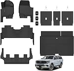 Floor Mats for 2017 2018 2019 2020 2021 2022 2023 2024 2025 Mazda CX5 All Weather Protection TPE Rubber Floor Liners for 2025 Mazda CX-5 Accessories, Odorless Anti-Slip, 1st & 2nd Row, Black