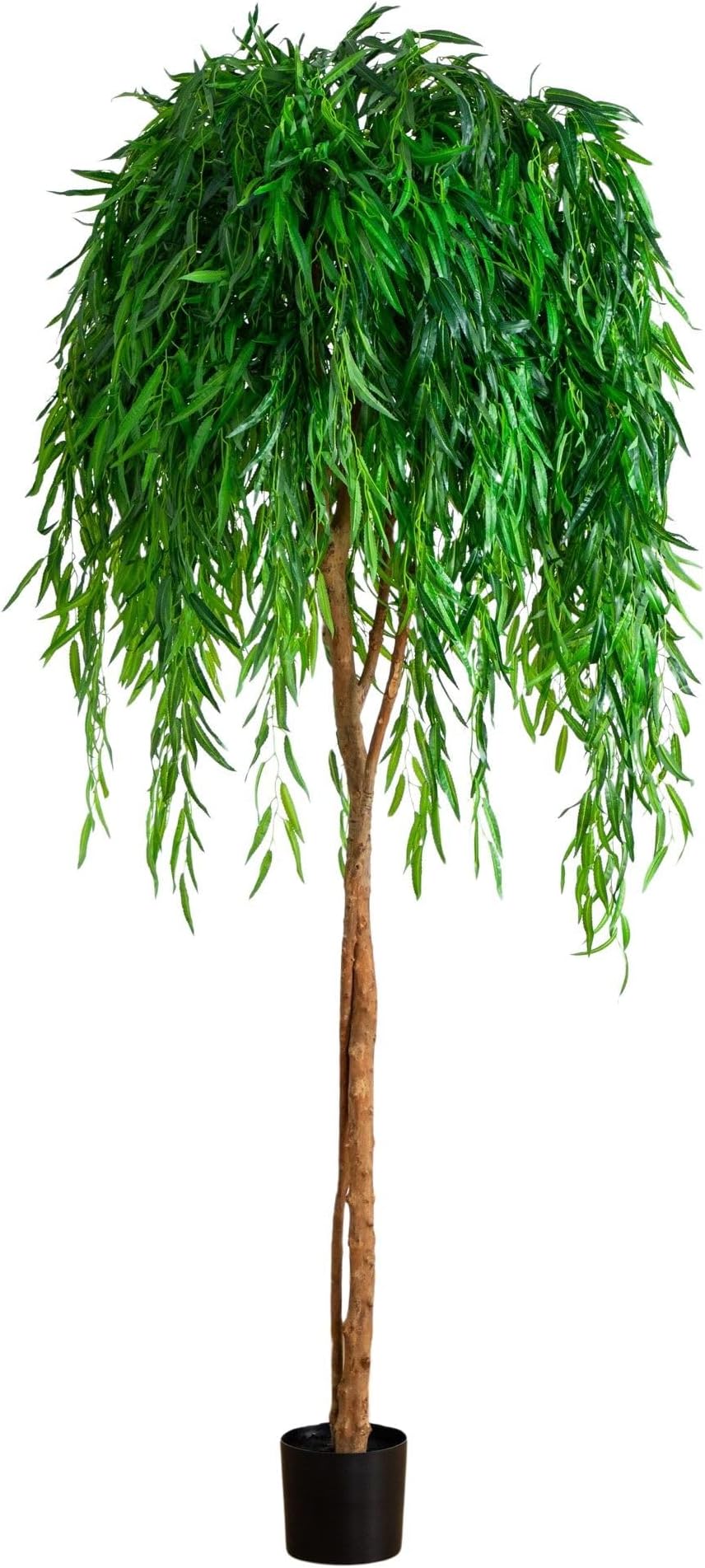 Nearly Natural 7ft. Willow Artificial Silk Trees, Green