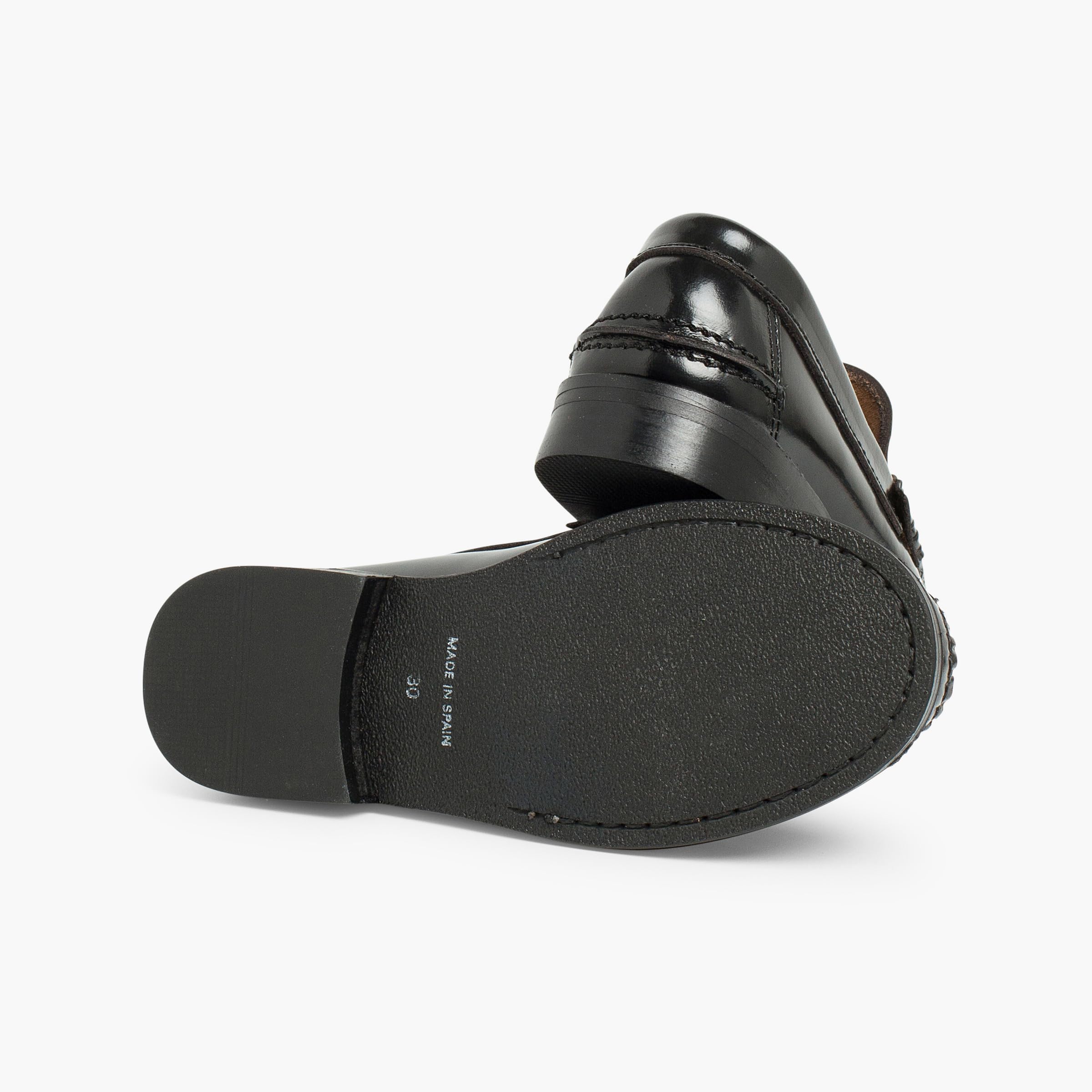 Pisamonas Zapatos Castellanos Mocasines De Piel para Niño