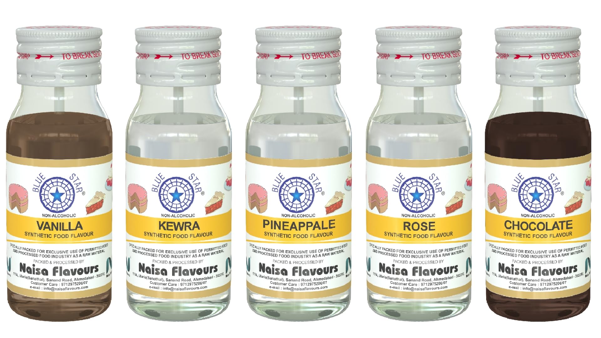 BlueStar Food Flavour | Essence ASSORTED (20ml Pack of 10 bottles) (2 bottles each of Vanilla, Chocolate, Kewra, Pineapple and Rose) (B0CZJDMT1L) Amazon Price History, Amazon Price Tracker