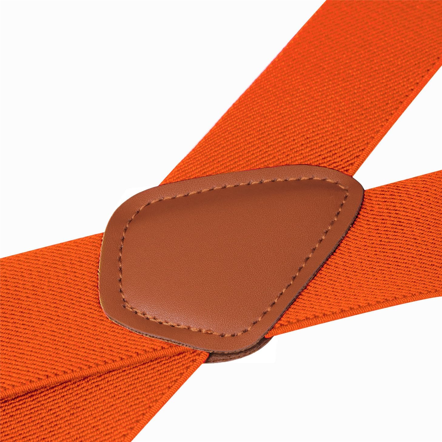Buyless Fashion Suspenders for Men - 48" Elastic Adjustable Straps 1 1/4" - X Back