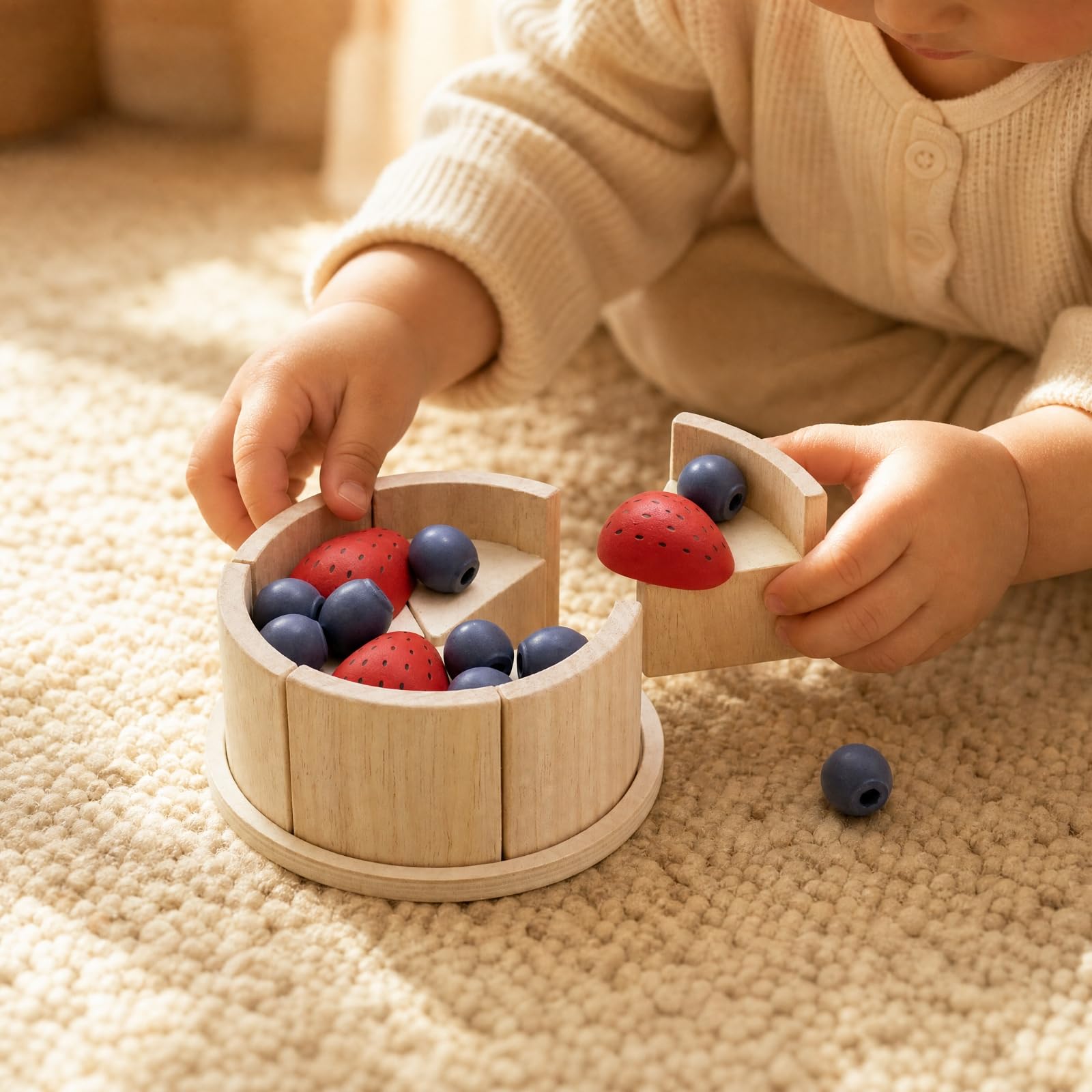 Obstkuchen Spielzeug Puppenküchen Kuchen mit n und n pädagogisch wertvoll für