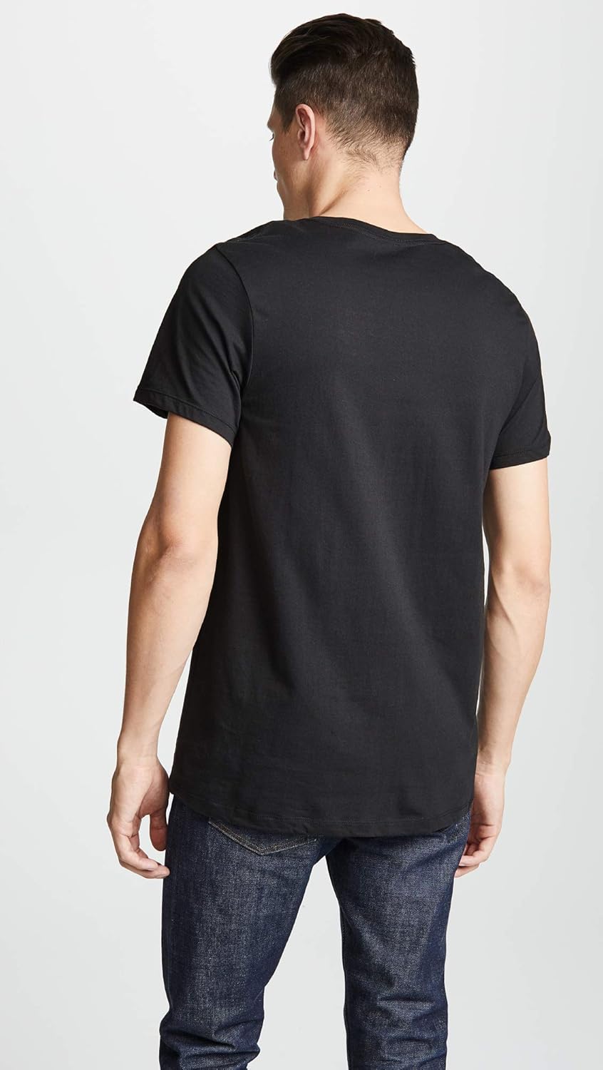 Calvin Klein Men's Short Cotton Multipack V Neck T-Shirts Small Black