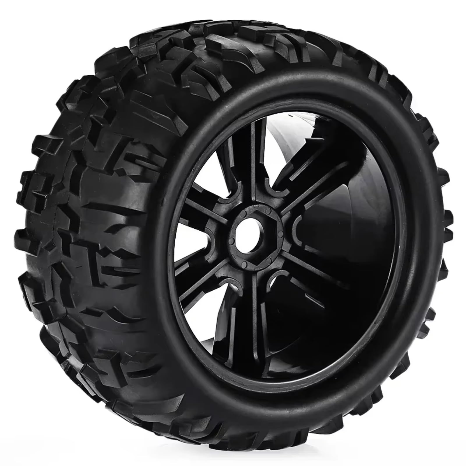 RC Coche NeumáTico Piezas Compatible con Redcat para HSP para Kyosho para Hobao para Losi 1/8 RC Off Road Piezas De Actualización De Coche Accesorios Neumáticos Rueda Hexagonal De 17mm