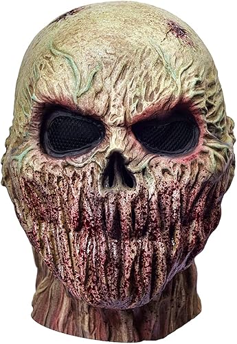 RAPGET Máscara de zombi - Máscara de látex espeluznante de látex para fiesta de Halloween