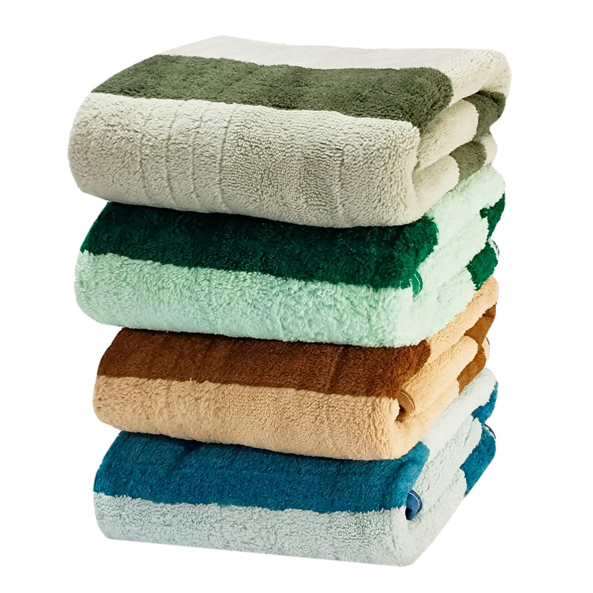 UrbanLeaf Super Soft Microfiber Stripe Hand Towel (40x60 cms) Pack of 4, Multicolor│Super Absorbent │Multipurpose Hand Towel for Home Gym Workout Traveling Running and Kitchen (B0CKDZ7Z7Z) Amazon Price History, Amazon Price Tracker