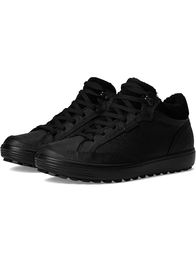 Black ECCO Soft 7 Warm-lined Gore-tex Chukka