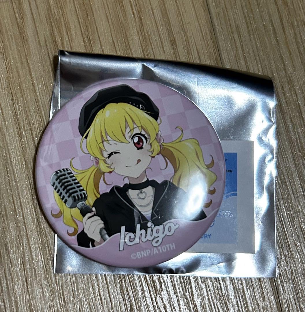 アイカツタワレコ缶バッチ星宮いちご