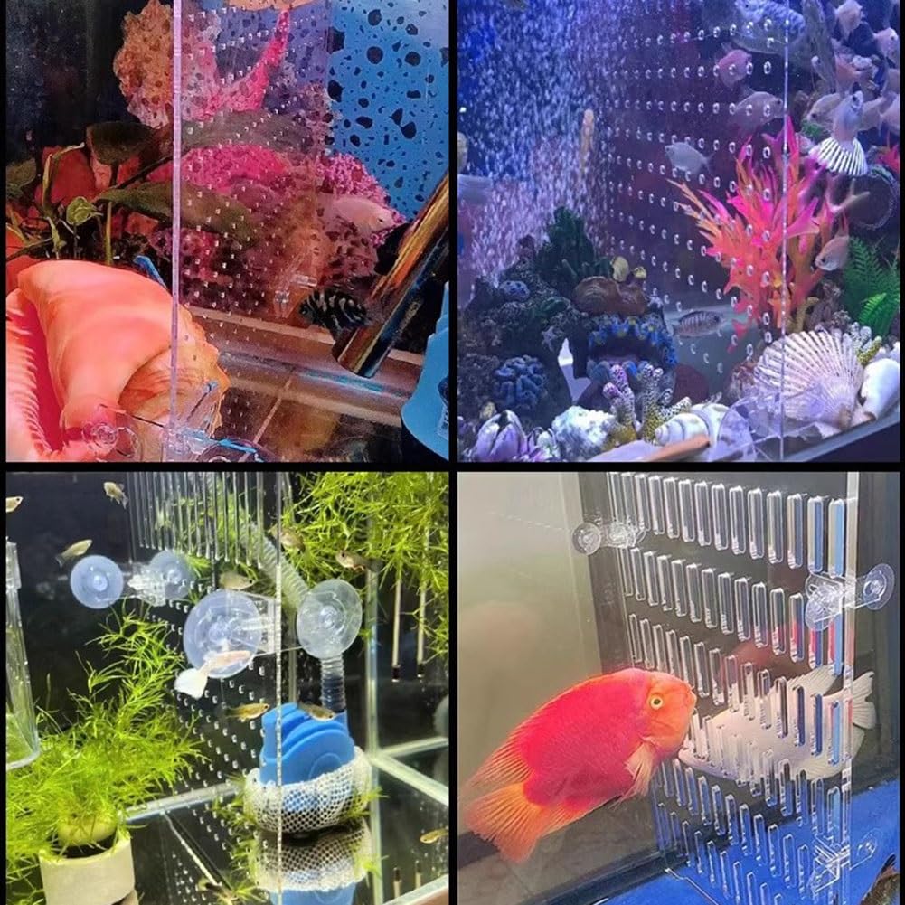 Divisor de Acuario, Tablero de Aislamiento para pecera, partición Que se Puede Cortar, Placa separadora, Red de Aislamiento deflectora, Cultivo Mixto, Tortugas, Peces, Evita peleas