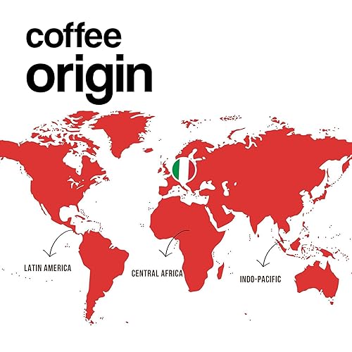Miniatura 6 de Dongiò Caffè Roma Blend - Café en grano entero 2.2 libras (35.2 onzas), tostado medio oscuro, mezcla de espresso italiano con notas de cacao y