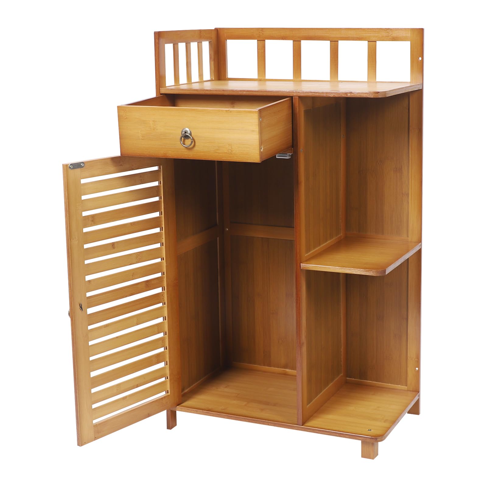 Armadietto multiuso con cassetto, per soggiorno, camera da letto, cucina, studio, 50 x 30 x 88 cm