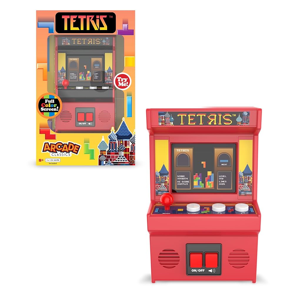 [OnOFF] 任天堂　ミニクラシックス　テトリス　tetris Amazon.com: Arcade Classics Tetris - Retro Mini Arcade Game, Full