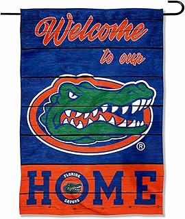 College Flags & Banners Co. Florida Gators Welcome To Our Home Double Sided Garden Yard Flag