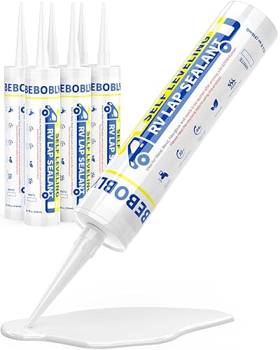 RV Roof Sealant, Self Leveling Lap Sealant White, RV Caulking