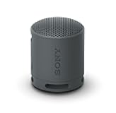 Sony SRS-XB100 Wireless Bluetooth Portable Lightweight Super-Compact Travel Speaker, Durable IP67 Waterproof & Dustproof Shower Speaker, 16 Hour Battery, Versatile Strap, & Hands-free Calling, Black