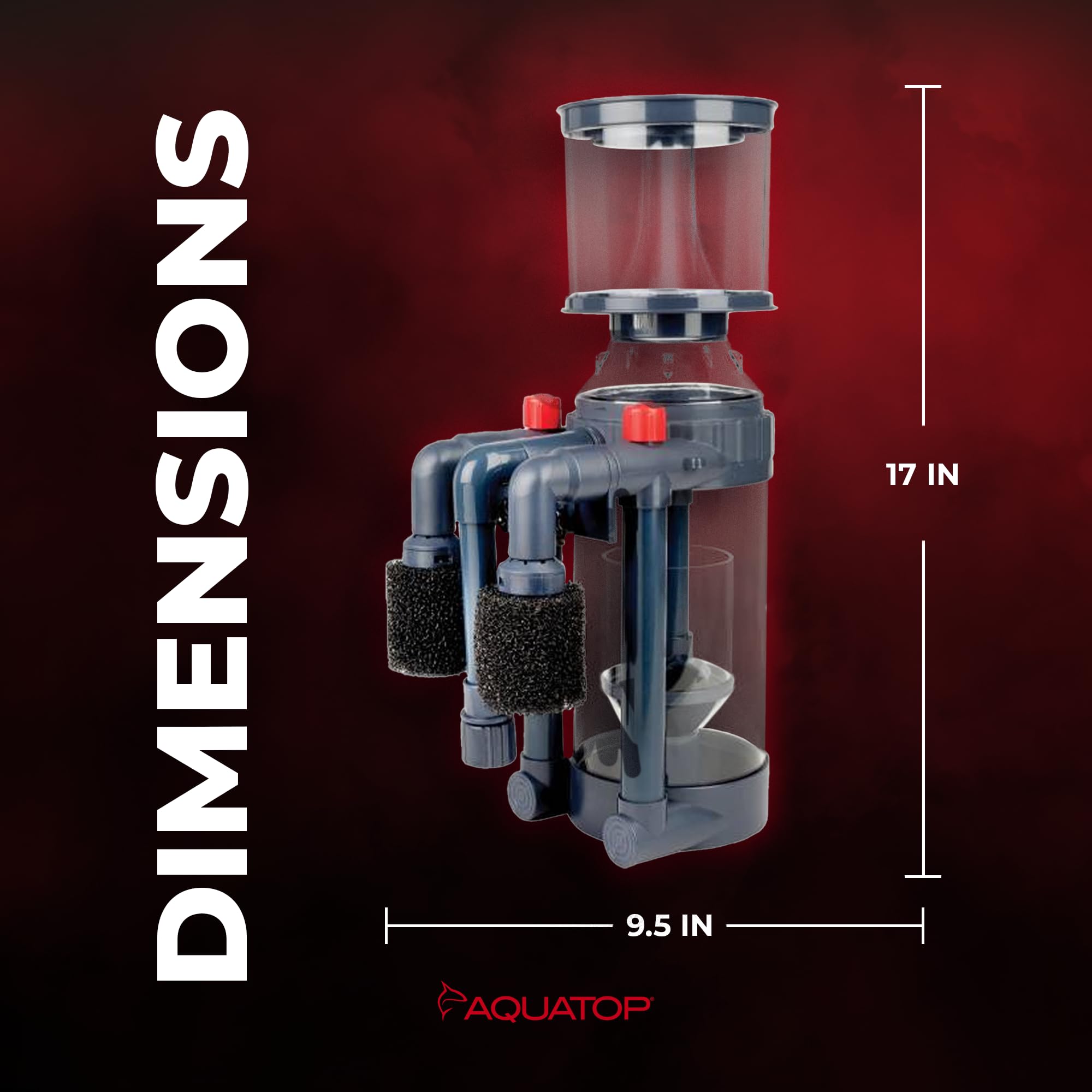 Amazon.com : AQUATOP Xyclone PS-370 Protein Skimmer – 370 GPH