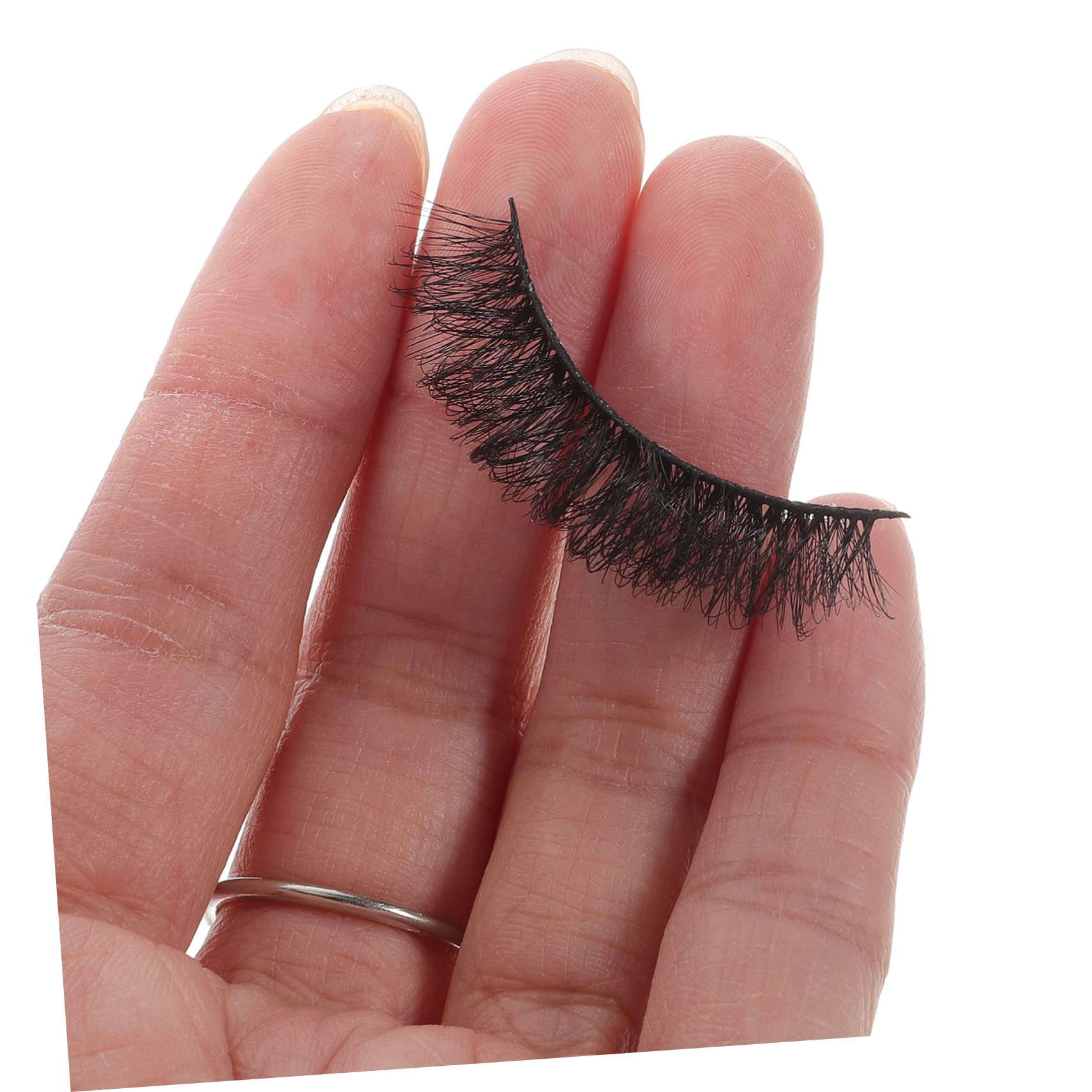 Housoutil 50 Paires De Faux Cils Extensions De Grappes De Cils Faux Cils Complets Vaporeux Individuels Cils Imitation Maquillage Accessoires Miss