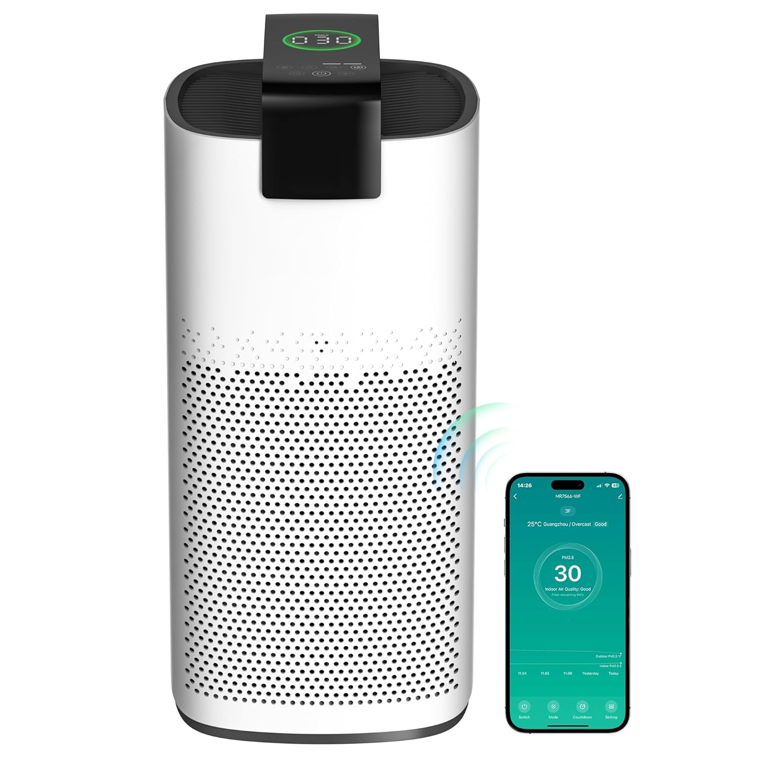 Air Purifiers for Home Large Room Up to 3600 Ft with PM 2 5 Air Laser Sensor HEPA