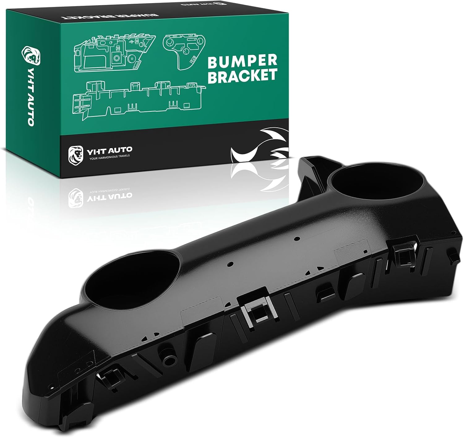 YHTAUTO Front Right Passenger Side Bumper Cover Support Bracket Compatible with Nissan Sentra 2020-2025, Bumper Bracket