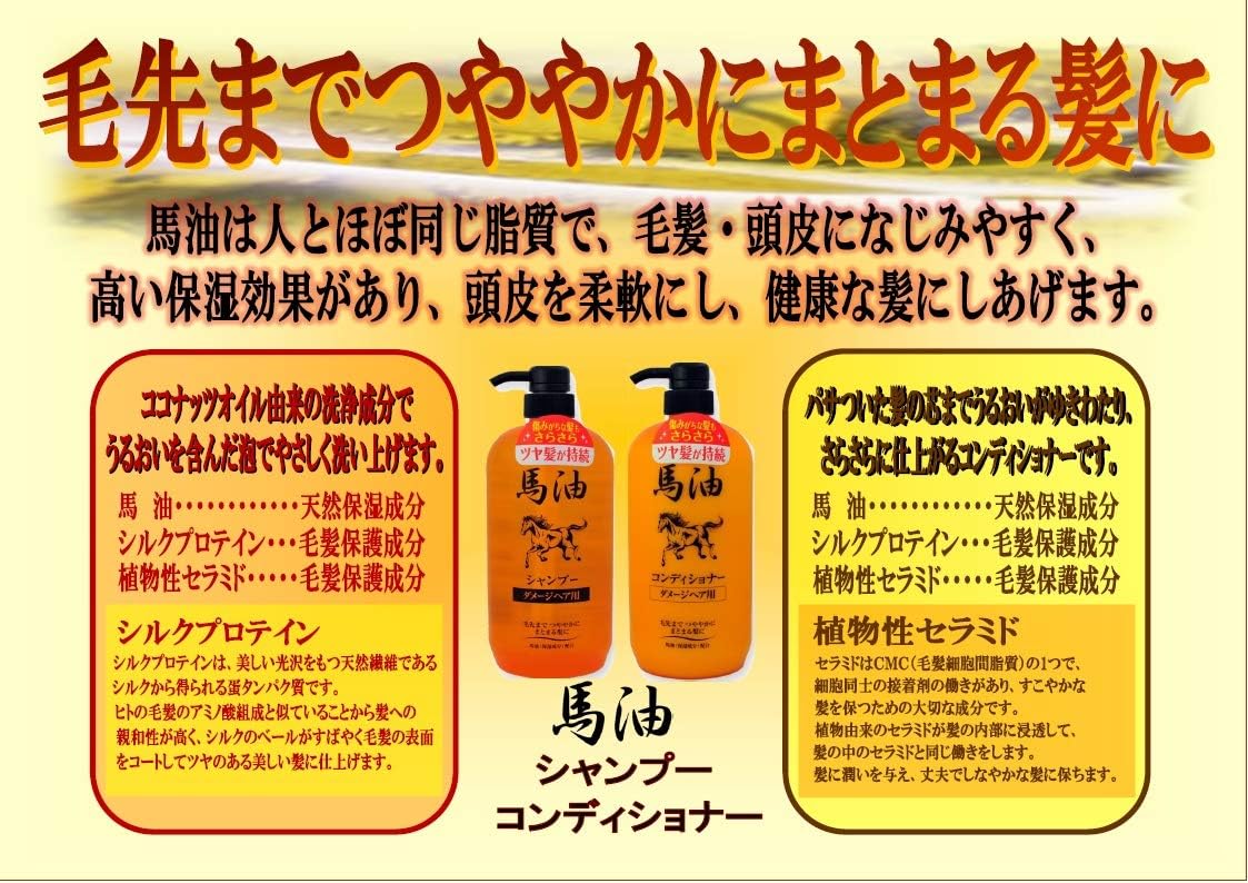 Amazon 馬油シャンプー1000ml コンディショナー1000ml ペアセット ジュン コスメティック シャンプー 通販
