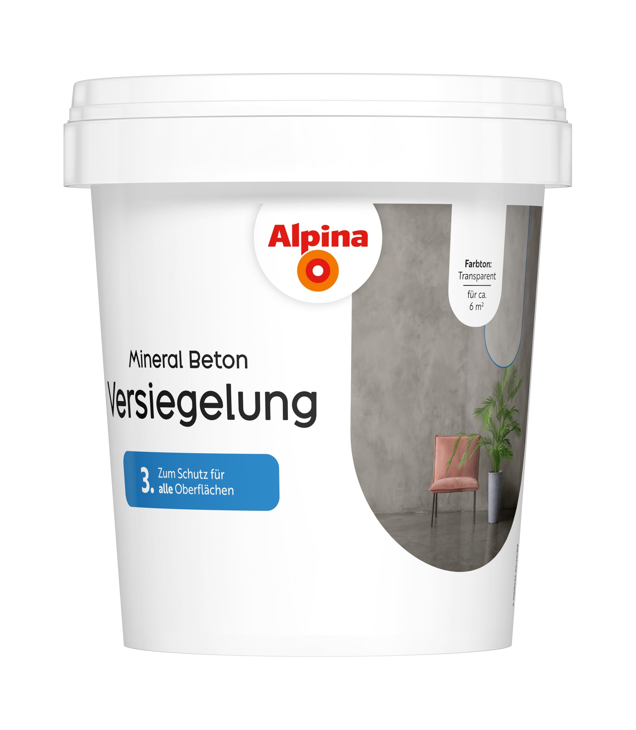 Alpina Mineral Beton Versiegelung 2 Komponenten 0,55 Liter