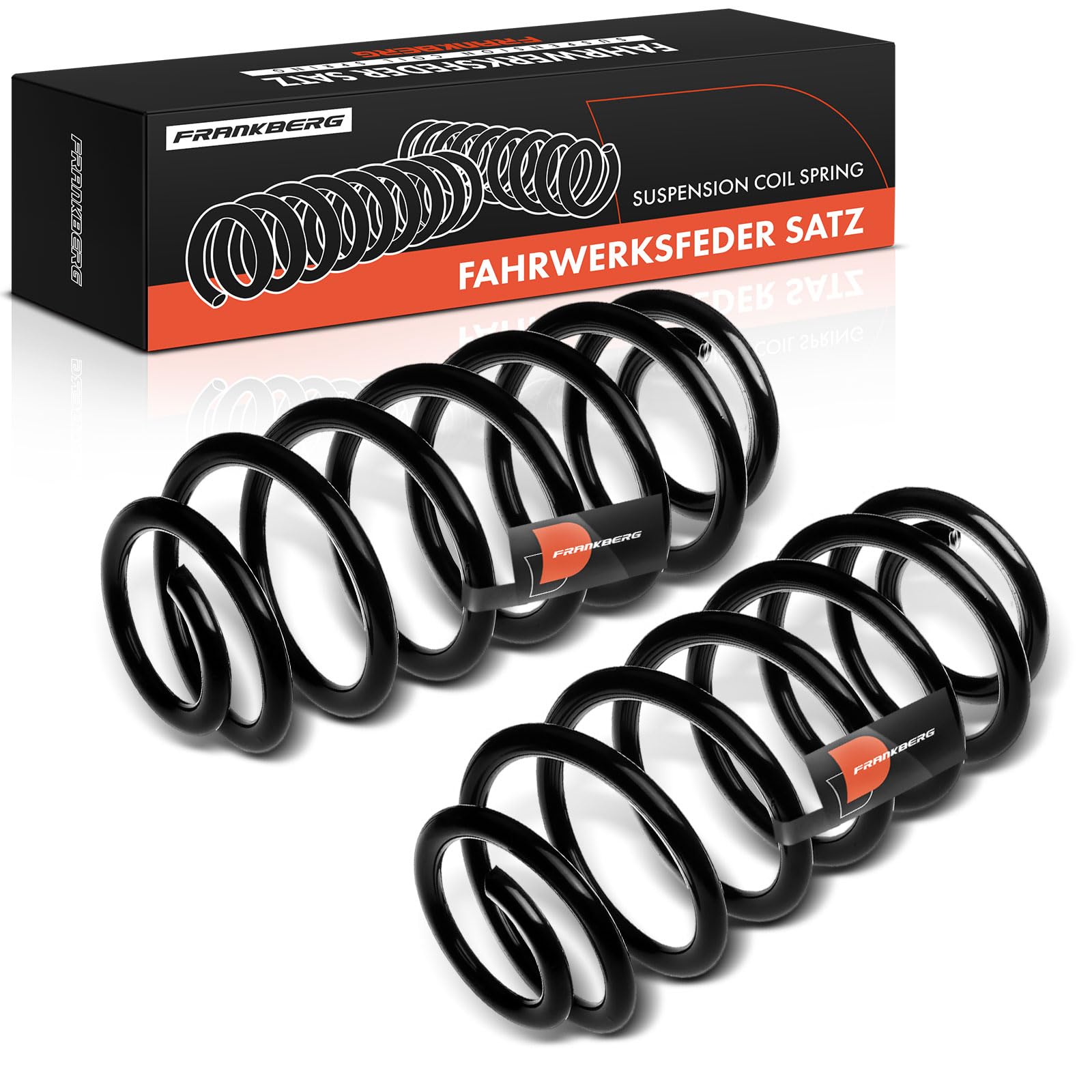 Frankberg 2 ressorts de suspension pour essieu arrière 1K0511115BL | Compatible avec: T.o.u.r.a.n 1T3, T.o.u.r.a.n 1T1 1T2