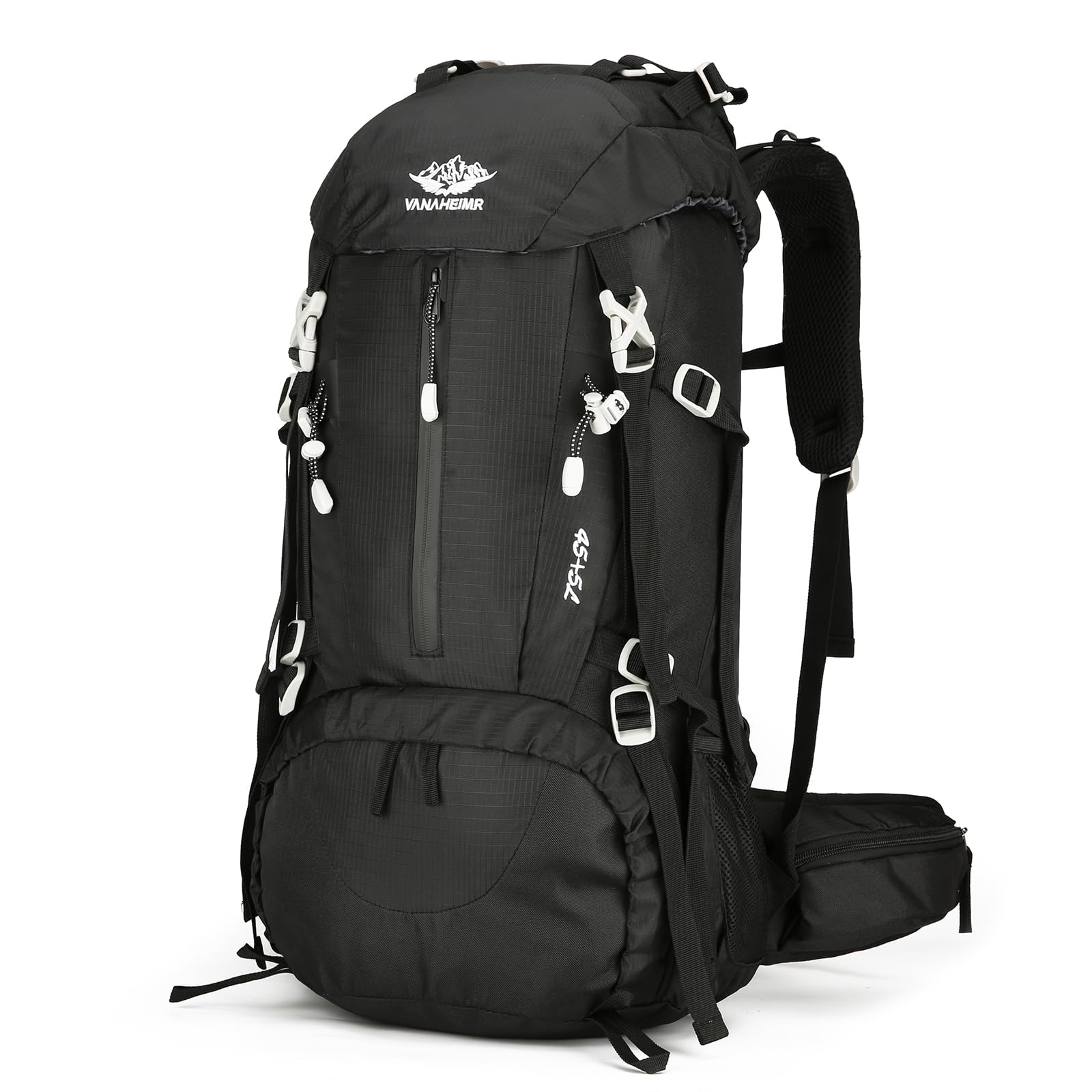 Jemora 50L Wanderrucksack, wasserdichter Camping-Rucksack mit Regenschutz, Reise-Tagesrucksack mit Schuhfach für Outdoor-Rucksack-Klettern