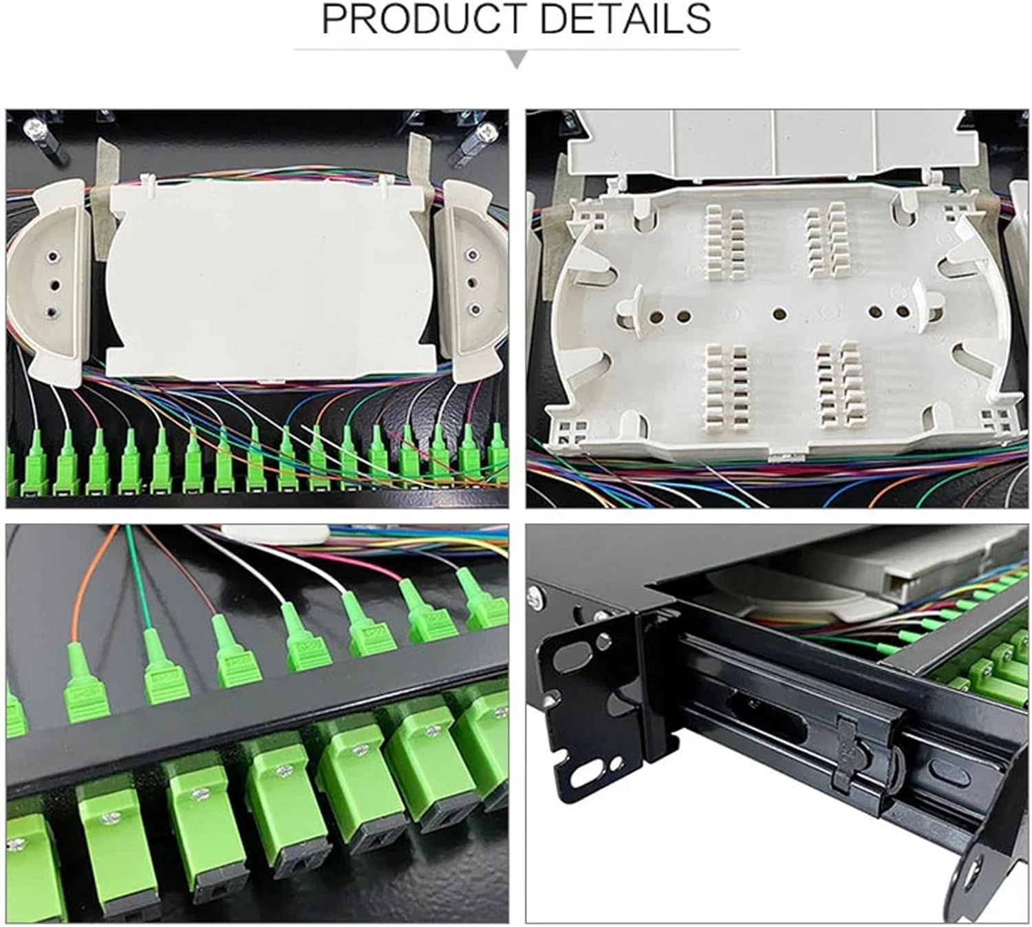 19 inch 24cores SC A ODF Pull type optical fiber distribution frame Rack Mounted Indoor fibers Distribution Frame Patch Panel