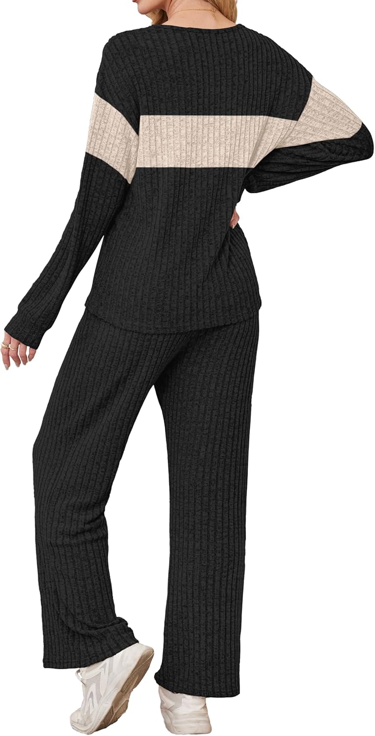 RUMIA Lounge Sets for Women 2026 Vacation Matching Track Suits Sweater Fall Outfits (S-2XL) - Image 5