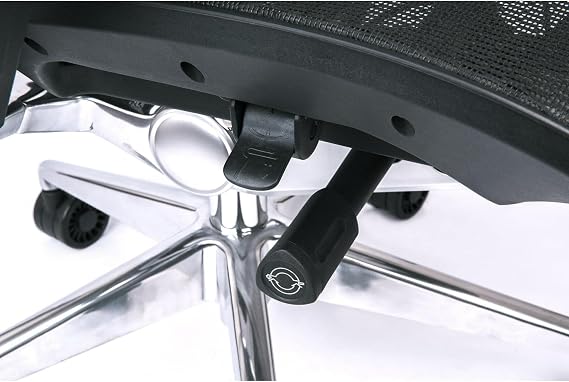 Thermaltake CyberChair E500 Mesh Cushion Aluminum Framework Headrest/Seat Depth/Seat Height/4-Directional Armrest Adjustable Ergonomic Gaming Chair GGC-EG5-BBLFDM-01, Black