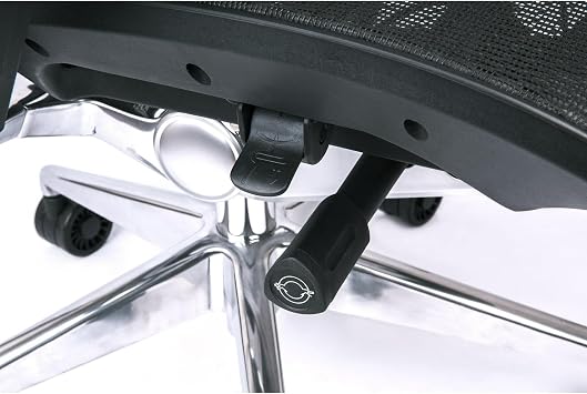 Thermaltake CyberChair E500 Mesh Cushion Aluminum Framework Headrest/Seat Depth/Seat Height/4-Directional Armrest Adjustable Ergonomic Gaming Chair GGC-EG5-BBLFDM-01, Black