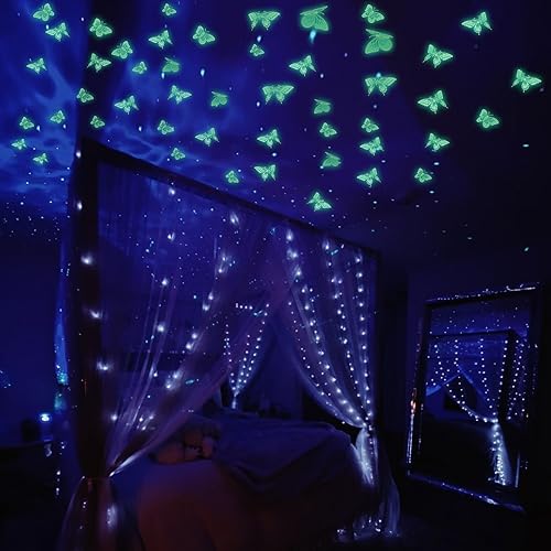 Miniatura 99 de SAOROPEB Decoración de pared de mariposa 3D, 48 piezas, 4 estilos, 3 tamaños, decoraciones de mariposa morada para decoraciones de cumpleaños, 24