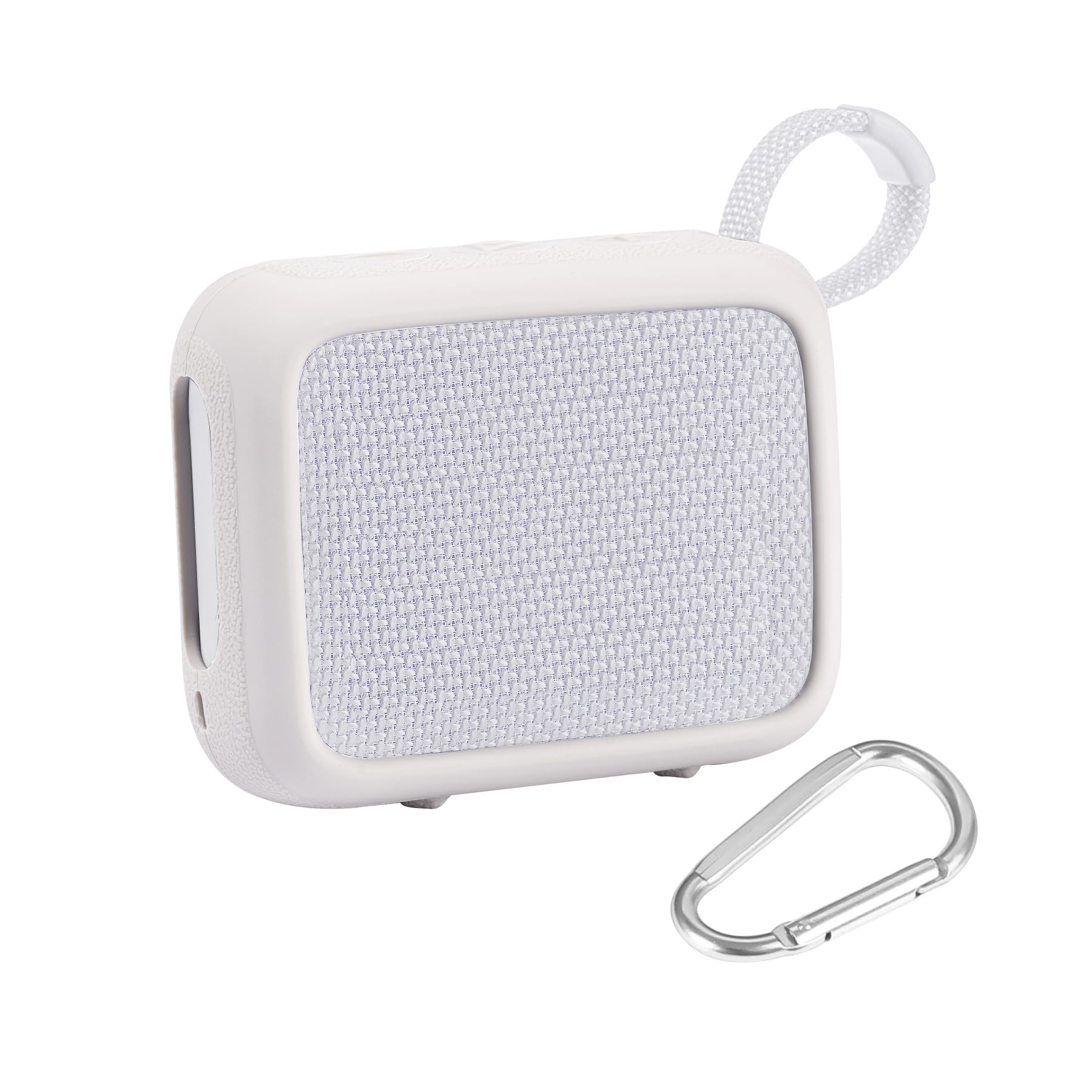(Case Only) JBL GO4 Bluetooth Speaker Protective Storage Silicone Case Portable,Grey-co2CREA