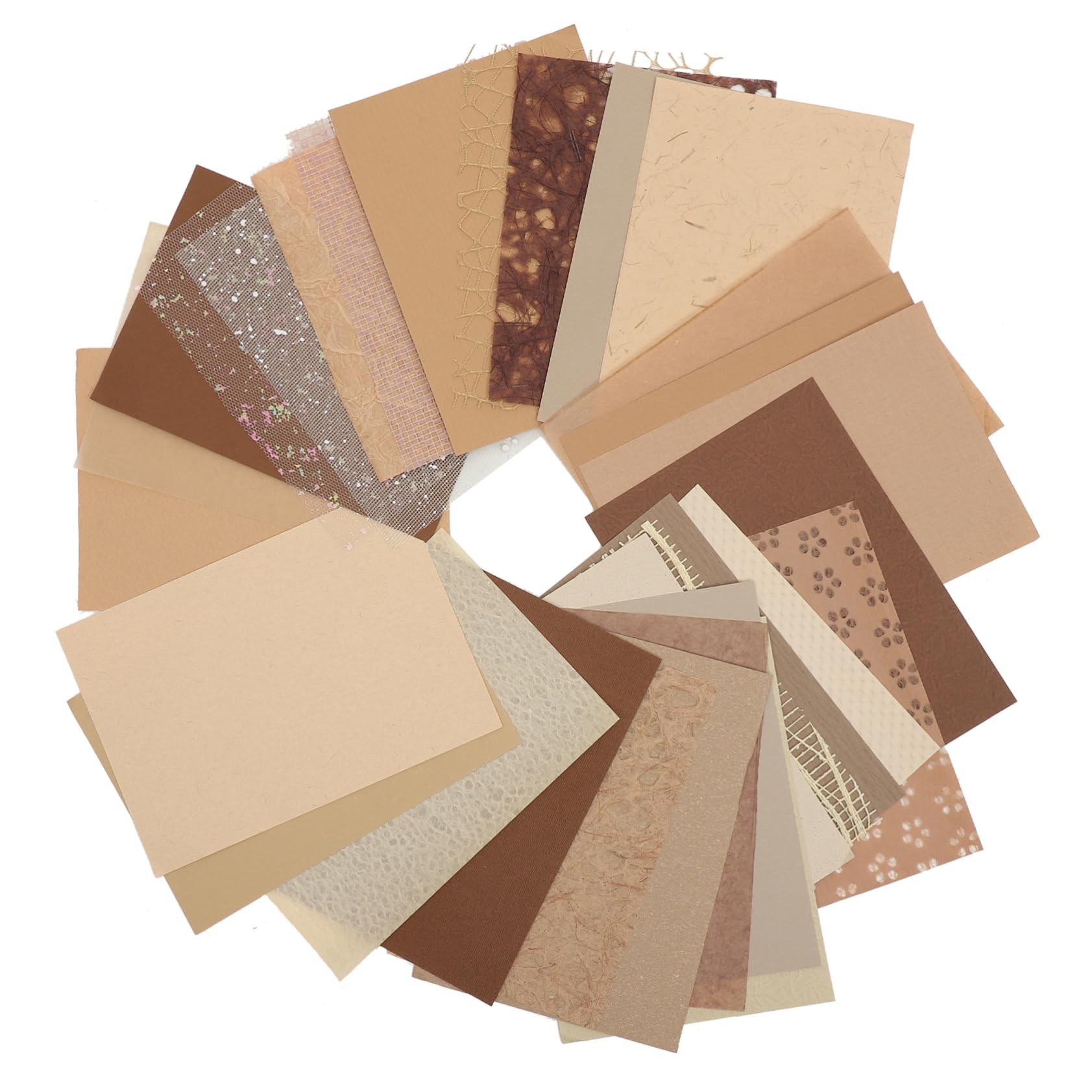 SHINEOFI 2 Series Papel Del Arte Suministros Para Álbumes De Recortes Papel Decoupage Papel De Álbum De Recortes Papel Para Manualidades Decorativo Libro De Recuerdos Chocolate 30 Hojas*2