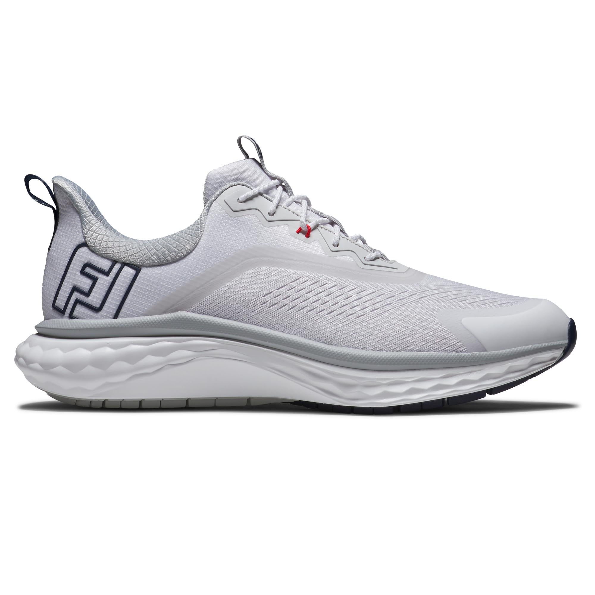 FootJoy Men's FJ Quantum Golf Shoe, White/White/Grey, 10
