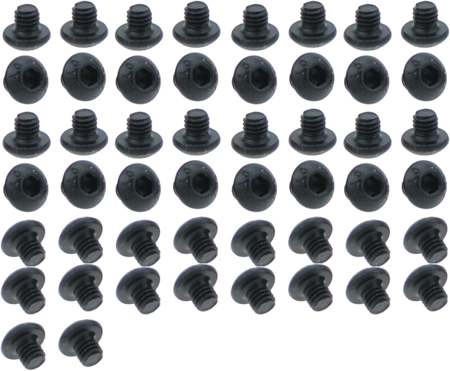 XunLiu Grade 10.9 Alloy Steel Button Head Hex Socket Screws (M3X3)