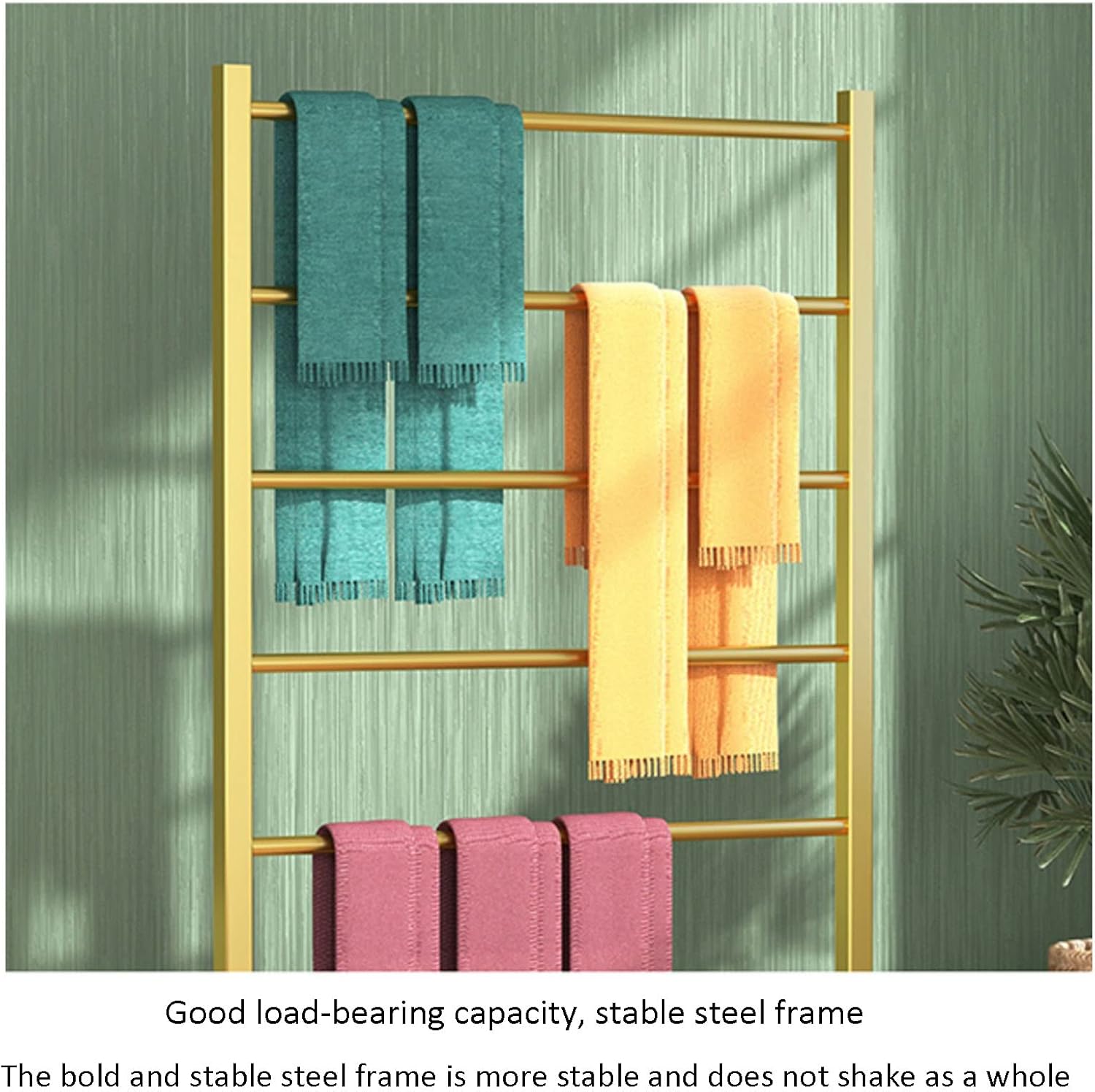 Metal Freestanding Scarf Shawl Holder Organizer, Retail Store Silk Scarf Blanket Fabric Display Stand, Multi-Purpose Sheets Belt Suit Pants Hanging Rack Tie Hanger, Flower Wrapping Paper Storage Rac