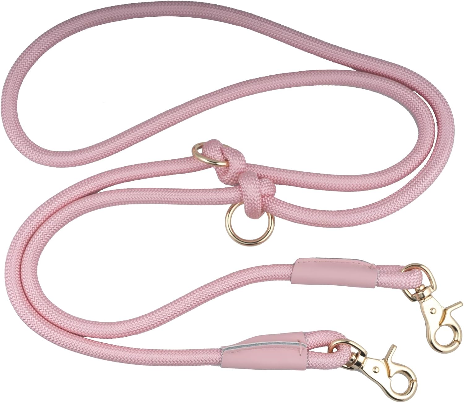 Hands Free Dog Leash 7FT, Nylon Rope Waist Leash for Dog Walking Running