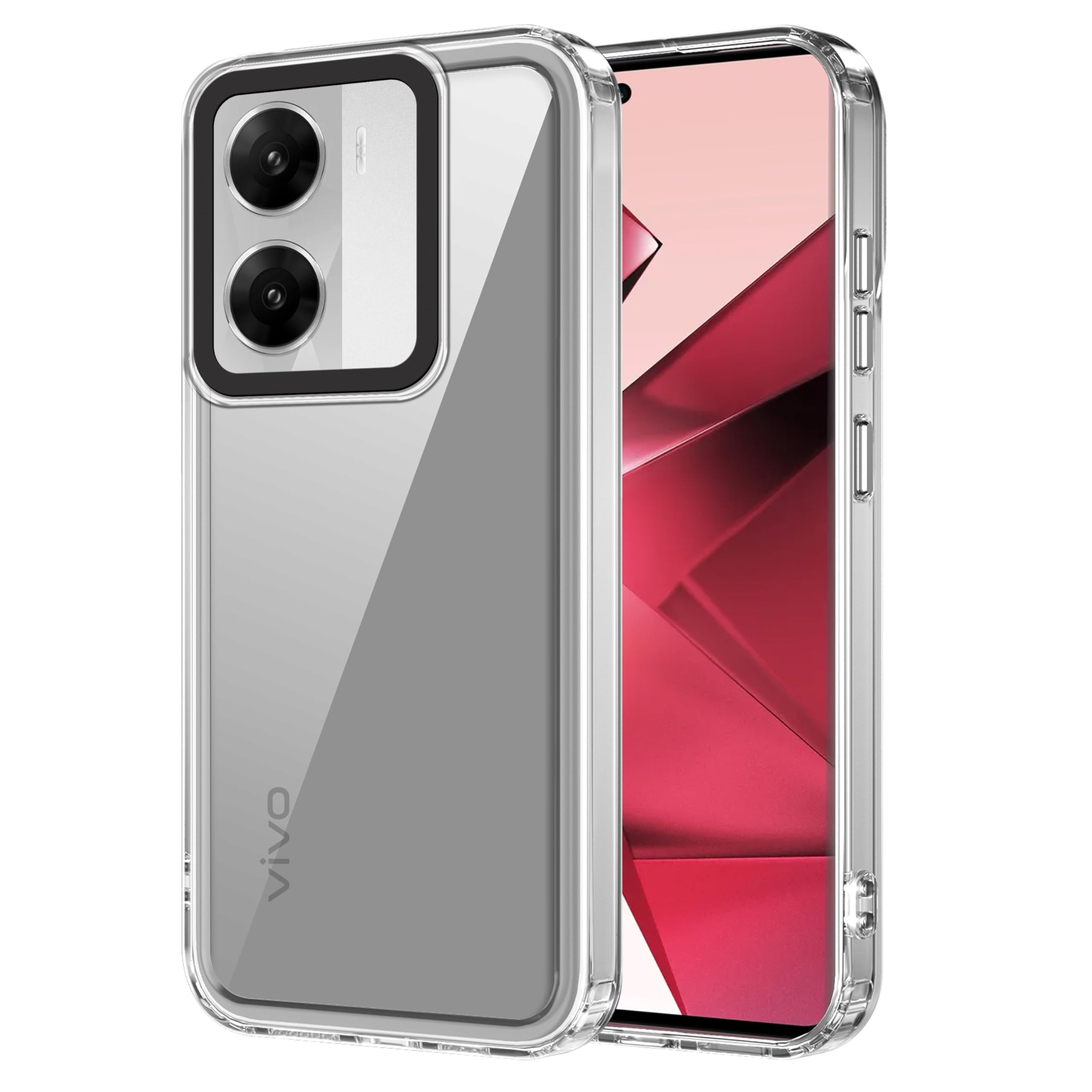Amazon Basics Back Case Cover for Vivo V29e 5G (TPU + PC_Transparent) (B0CSPG8RMY) Amazon Price History, Amazon Price Tracker