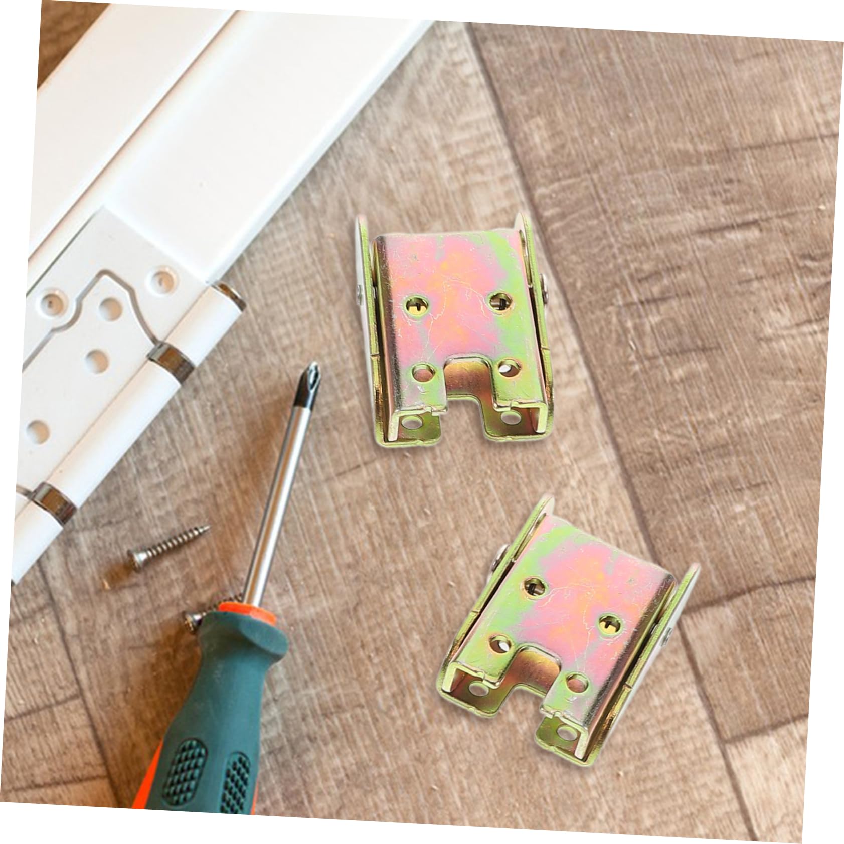 DOITOOL 4set Cerniere Per Porte Chiusura Automatica Gradi Cerniere Pieghevoli in Metallo Resistente Per Frontali Di Mobili e Gambe Di Tavoli Per Mobili Da Cucina