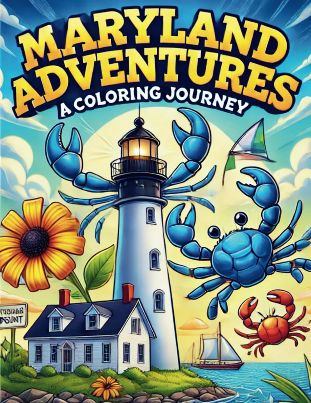 Maryland Adventures: A Coloring Journey (US States Coloring Adventure)